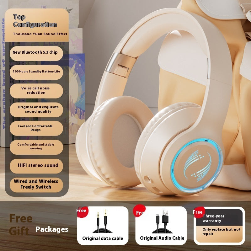 Wireless Headset Bluetooth Headset Subwoofer Game Super Clear