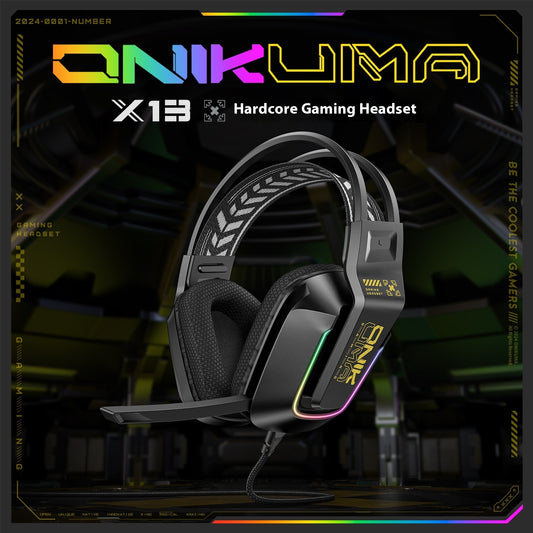 Simple Light-emitting Headset Game Wired Headset