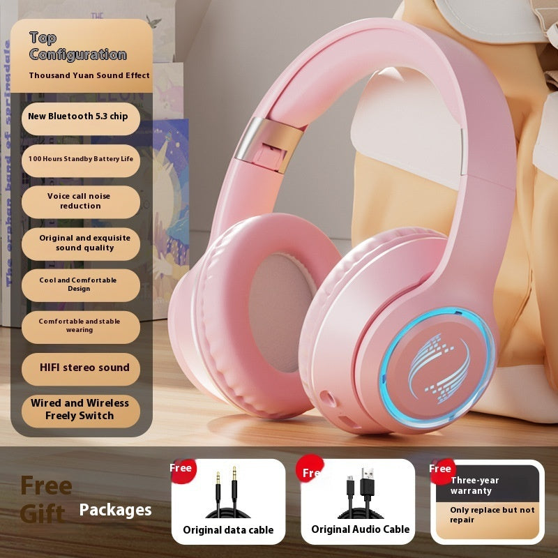 Wireless Headset Bluetooth Headset Subwoofer Game Super Clear